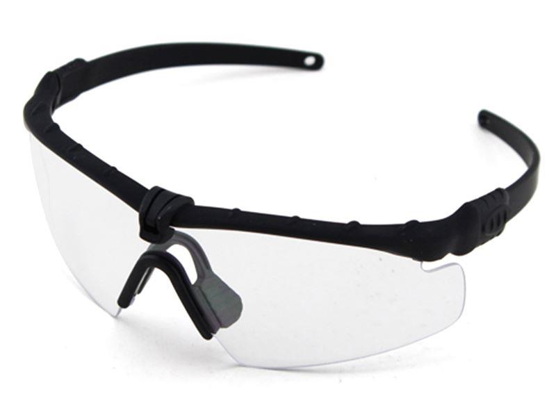 Big Foot 2.0 Framework (ANSI Z80.3) GLASSES (Black Frame - Clear Lens)
