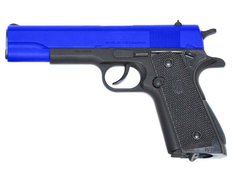 Hwasan Co2 Pistol M1911 (Full Metal - BLUE)