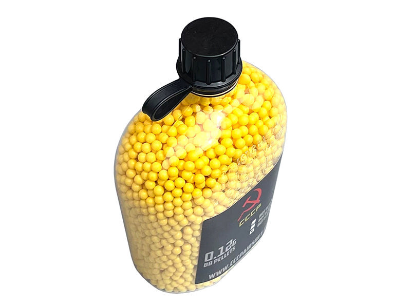 Spitfire 0.12g BB Pellets (Canteen Bottle - 5000 Rounds - Yellow)