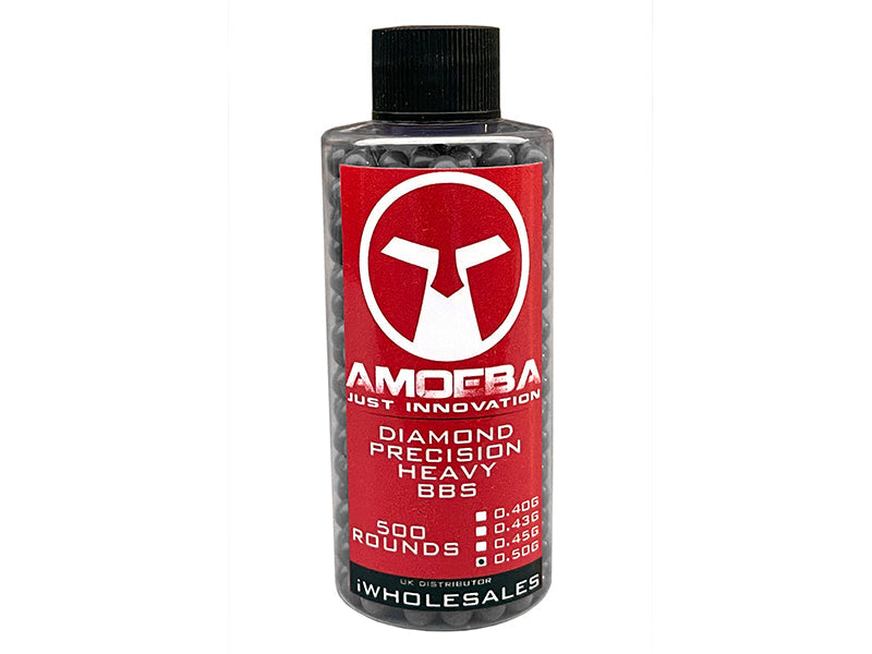 Ares Amoeba Diamond Precision 0.50g (Grey - 500 BB's - Bottle)
