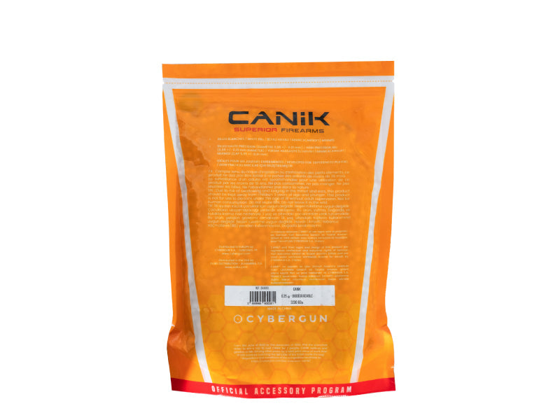 Canik 0.25g BIO - 3200 Rounds - BB Pellets (WHITE - 6mm - 553003)