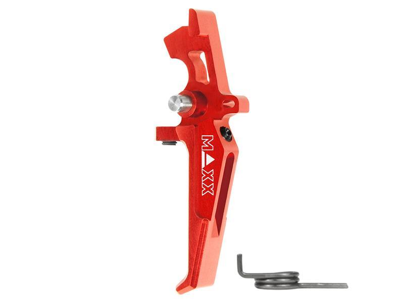 Maxx Model CNC Aluminum Advanced Speed Trigger (Style E) (Red)