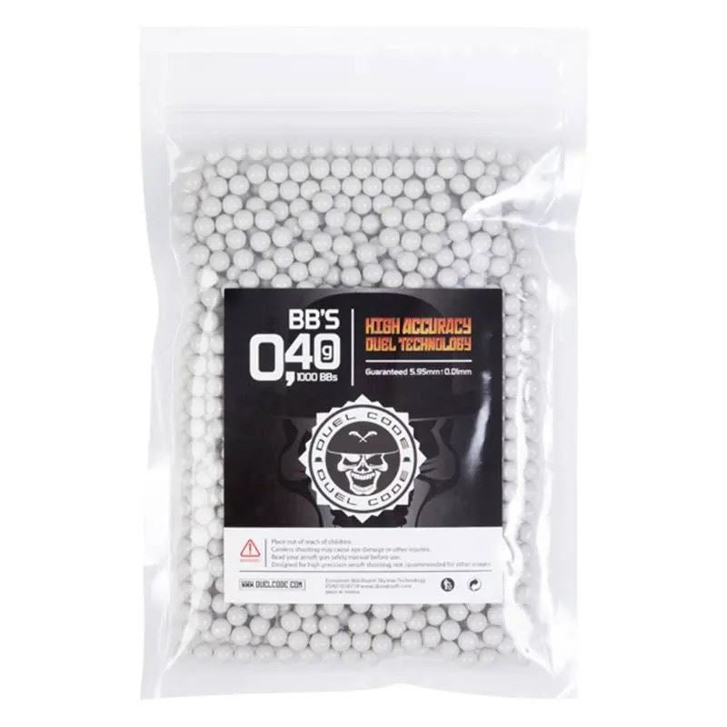 Duel Code Absolute BB Pellets 0.40g (6mm - 1000 Rounds - White)