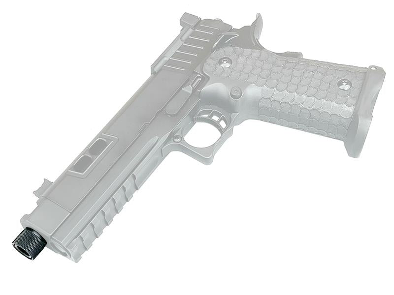 Army Silencer Adaptor with Shroud 14mm CW (Black A-126)