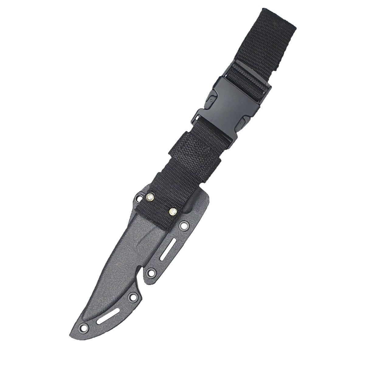 Rubber Knife with Hard Holster (Black)