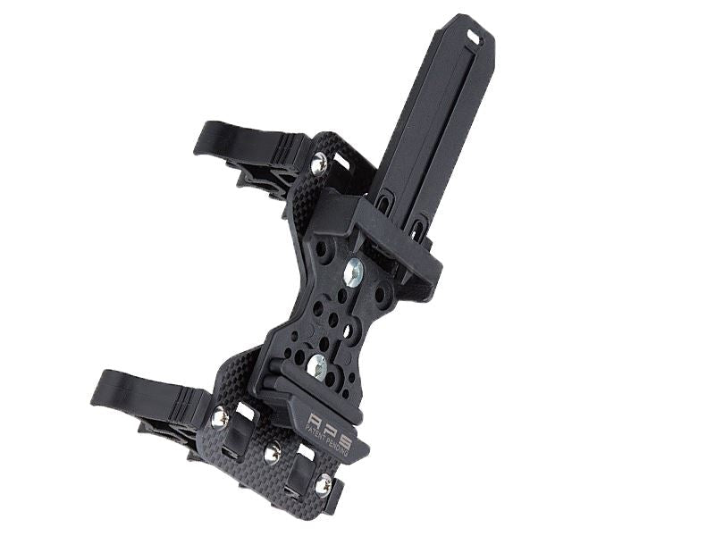 APS 8 Round Shotgun Shell Plate Holder with Belt Loop (Black/Carbone Fire - Caddy)