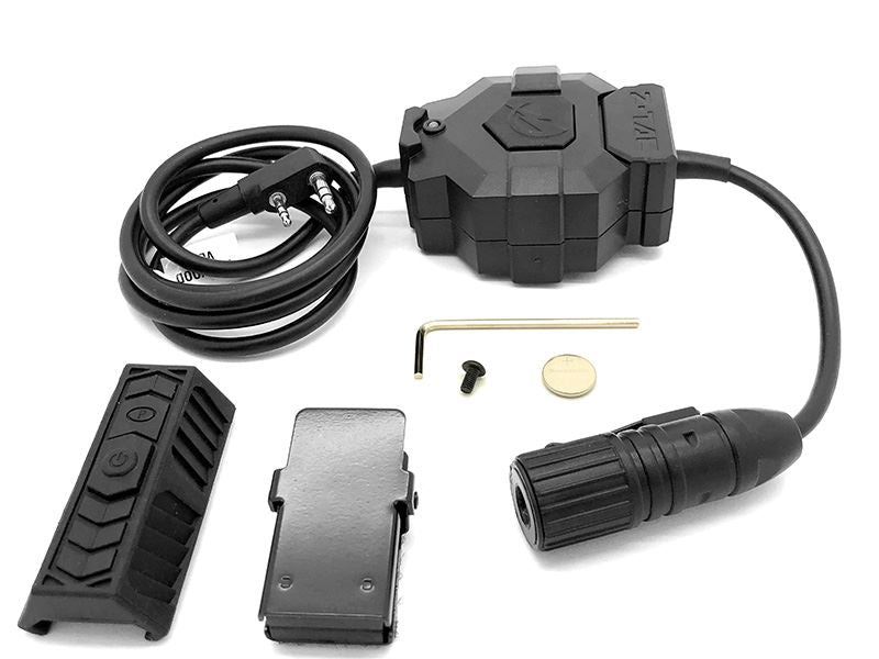 zTac PTT with Wireless RIS Mounted PTT Button (1 Pin - Motorola Connector)