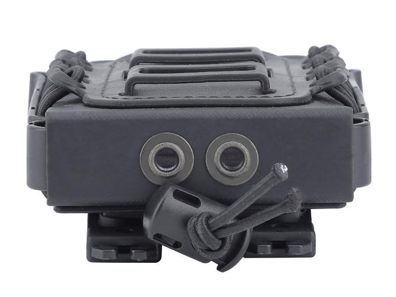 Big Foot M4/AK Fast Magazine Pouch (Polymer - Adjustable Elasticated Retention - Black)