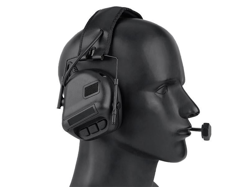 Big Foot Fifth Generation Sound Pickup and Noise Reduction Headset Simulator (Helmet Wearing - Black)