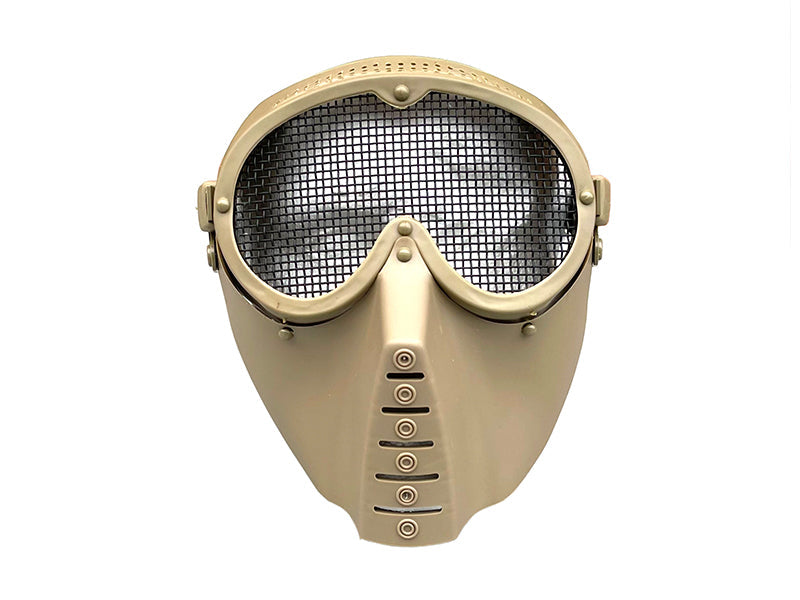 T&D Flying Mask with Mesh Eyes (Tan - TD001N-TN)
