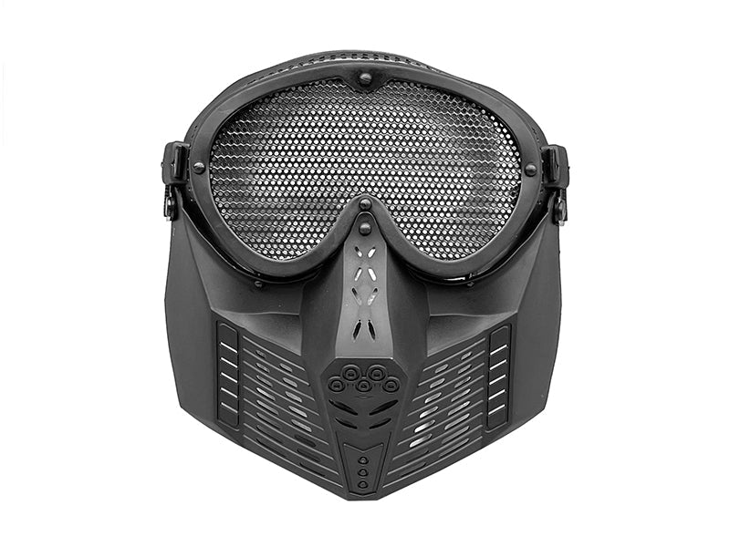 T&D Full Face Mask with Mesh Eyes (Black - TD002N)