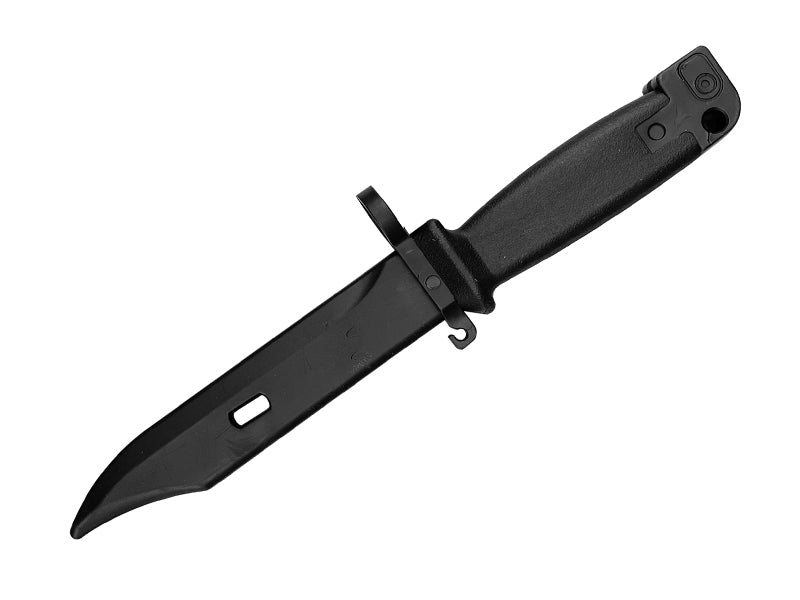 T&D Rubber Bayonet Knife for AK47/AKM Series Rifle (Black - TD205-BK)