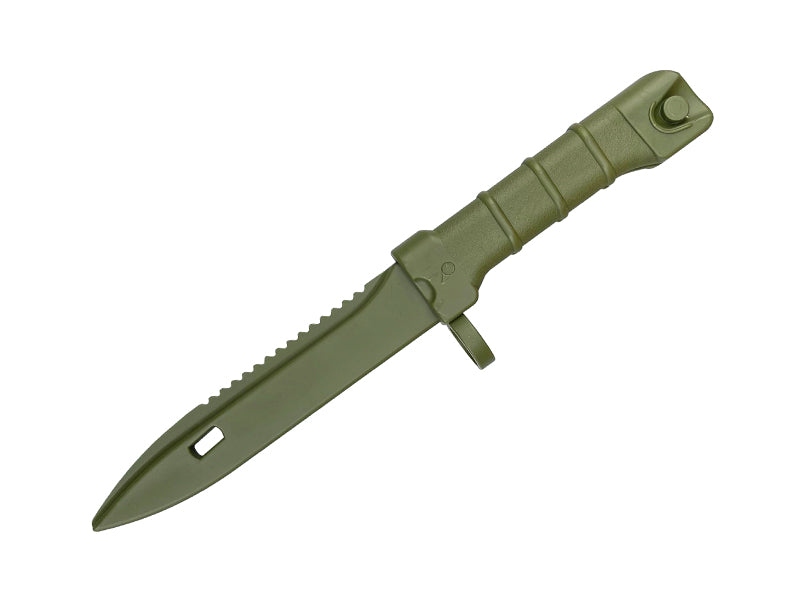 T&D Rubber Bayonet Knife for AK47/AKM Series Rifle (OD - TD205-OD)