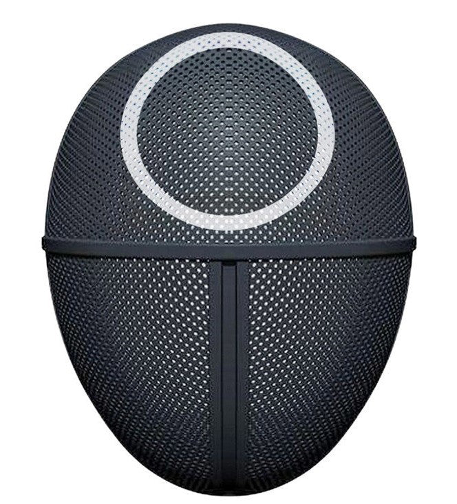 ACM Costume Face Mask (CIRCLE - Hard Black Mask)