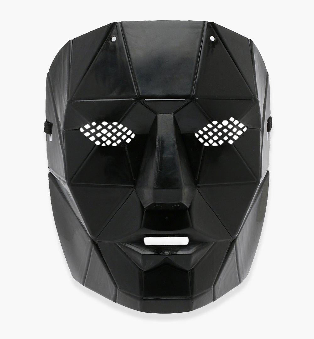 ACM Costume Face Mask (Abstract - Soft Black Mask)