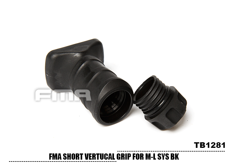 FMA Short Vertical Grip M-Lok (Black - TB1281-BK)