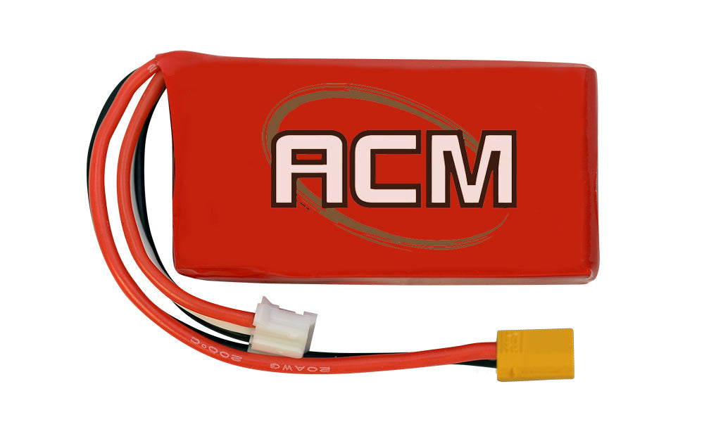 ACM 11.1v 350mAh 3S 40C LiPo Battery (HPA - XT30)