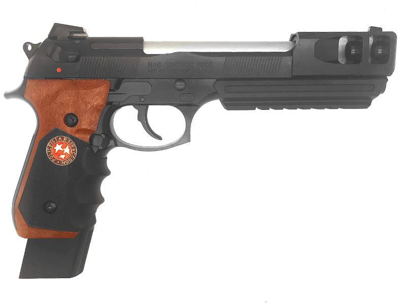 WE Samurai Edge M92 Long Barrel GBBP (Semi./Full Auto - V2 - Brown Grip)
