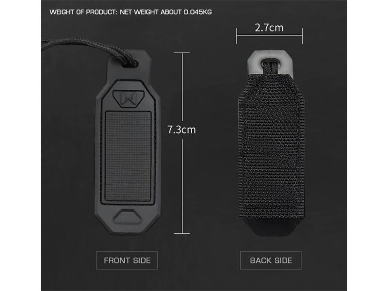 Big Foot Tag (4pc Set - Black)