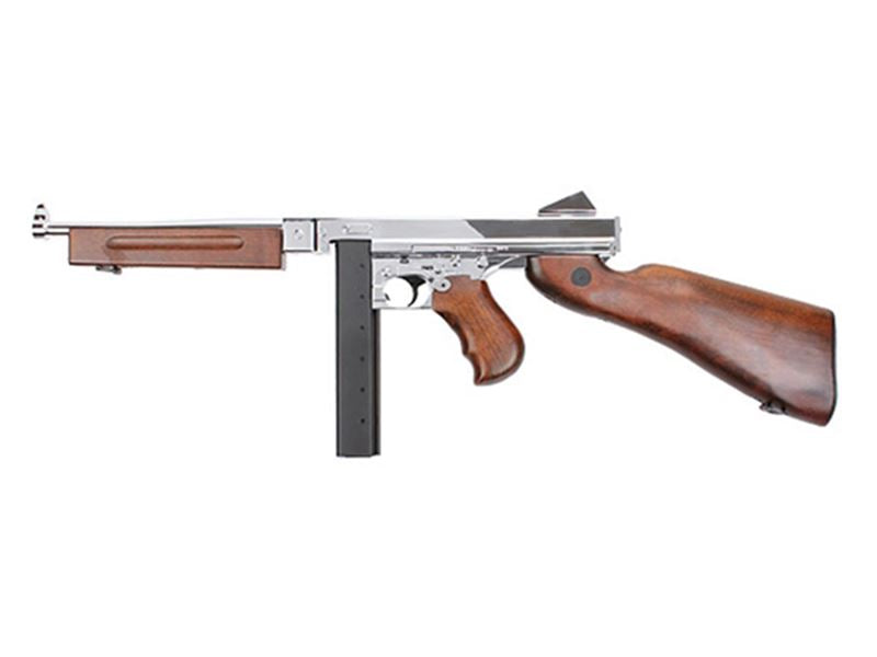 King Arms 'Silver Plated' M1A1 AEG (KA-AG-66-SV - Silver)