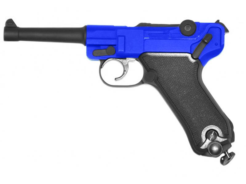 Hwasan Co2 Pistol P08 (Full Metal - Blue)