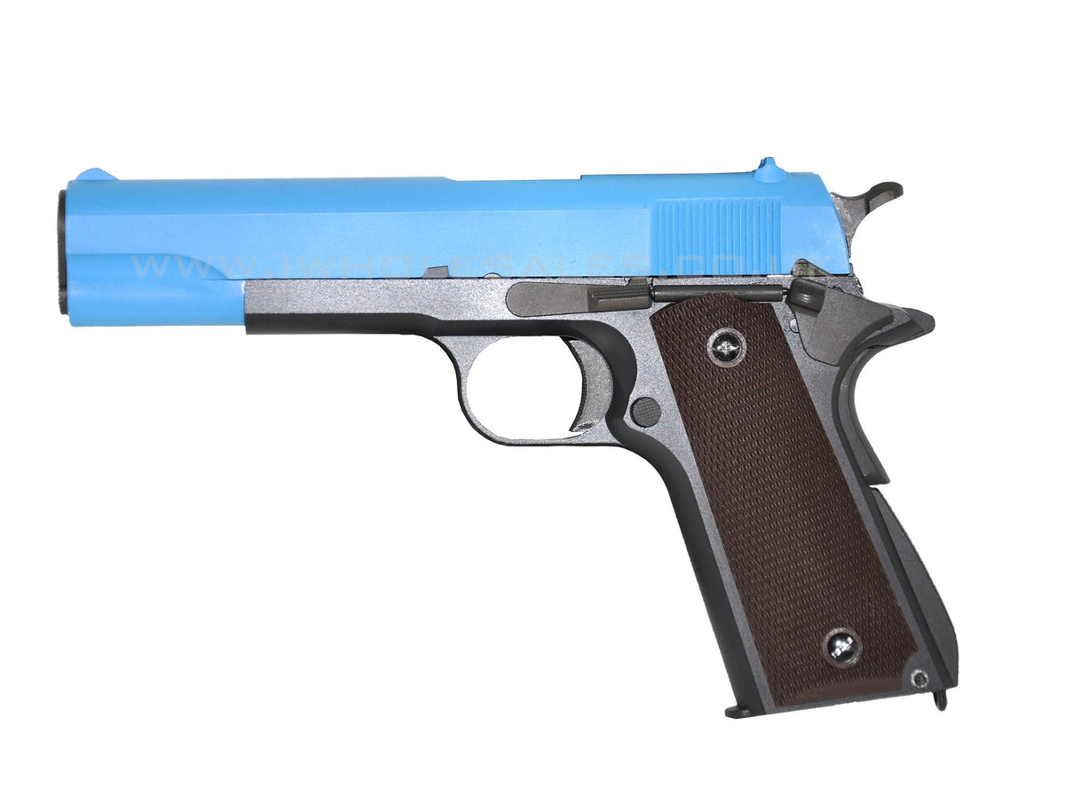 SRC GB-0731P 1911 GBB Pistol (Blue) (SRC-GB-0731-P-BLUE)