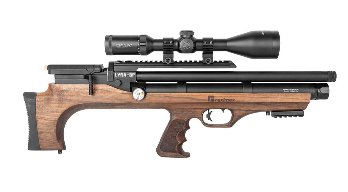 Reximex Lyra Bullpup .177 Walnut PCP Air Rifle | Wholesale