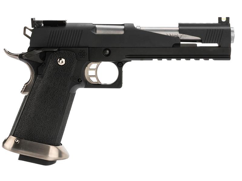 WE Hi-Capa T-Rex 6" Dragon Gas Blowback Pistol (B - Black)