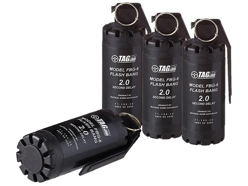 Tag Innovations Sound Hand Grenade (2 Second - Pack of 6 - FBG-6)