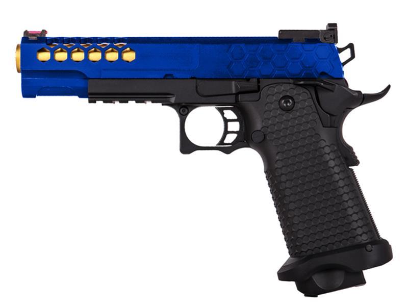 Golden Eagle Hi-Capa 5.1 Custom Series (Gold Barrel - Blue - 3339)