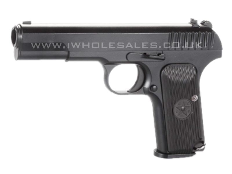 KWC TT33 Co2 Pistol (4.5mm - KM-45DHN - Metal Slide - NBB - Black)