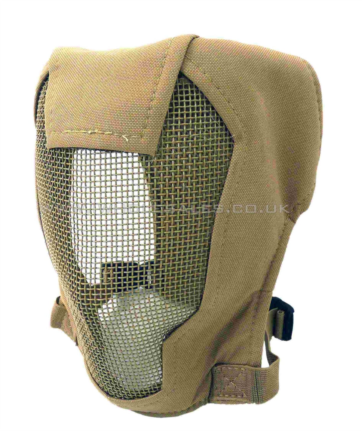 Full Face Mesh Bear Mask (Fencing Mask) Tan