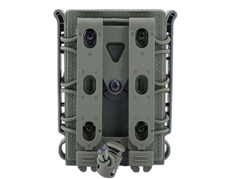 Big Foot M4/AK Fast Magazine Pouch (Polymer - Adjustable Elasticated Retention - OD)