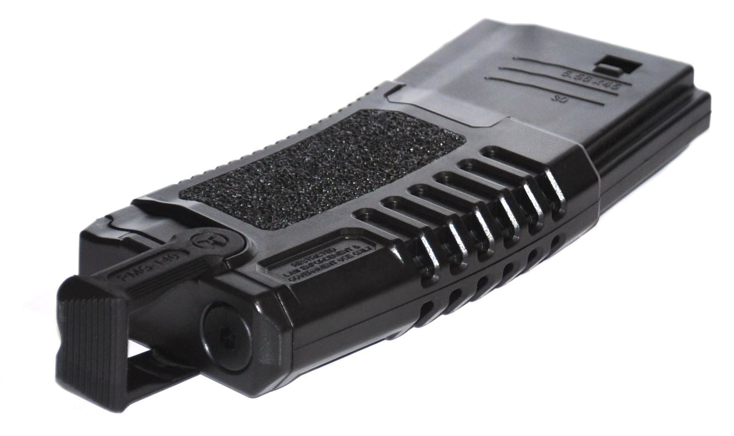 Ares Amoeba M4 140 Round Mid-Cap Magazine (Plastic - Black) (AM4-140S-10-BK)