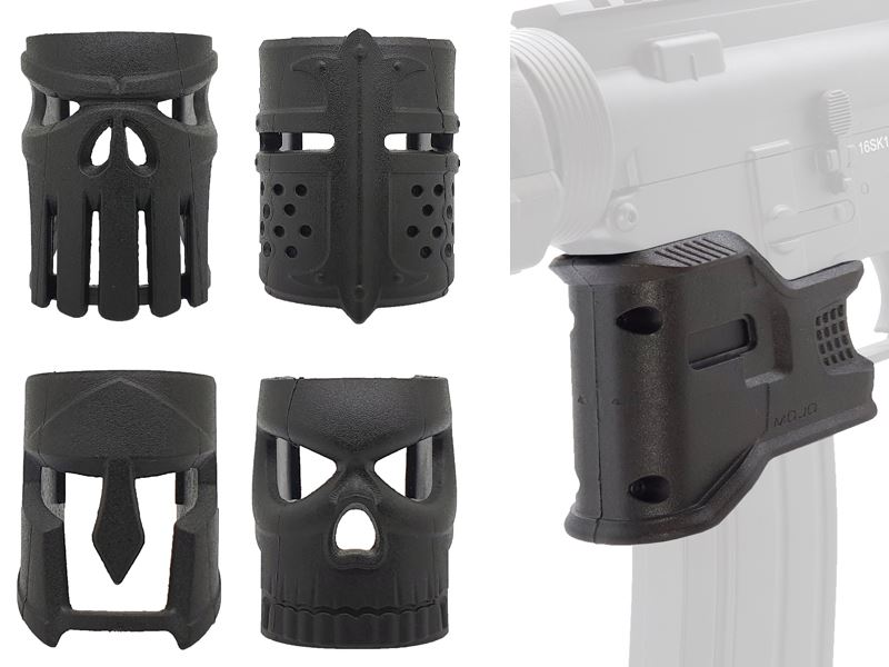 ACM Mojo AR15/M4 Magwell Ergonomic Grip (5pcs inc. Mojo Grip - Black)