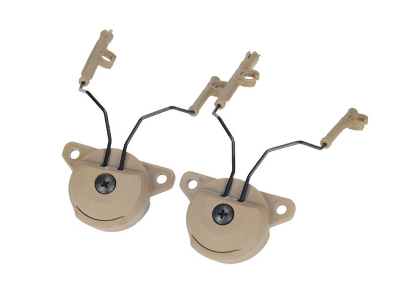 FMA EX Headset and Helmet Rail Adapter Set (GEN2 - Tan - TB998-DE)