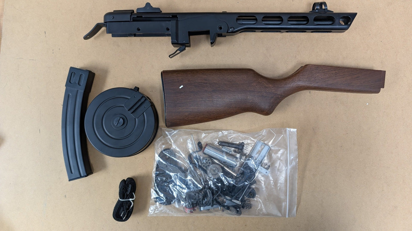 Snow Wolf PPSH AEG (SW-09 - Dual Magazine - Faux Wood)