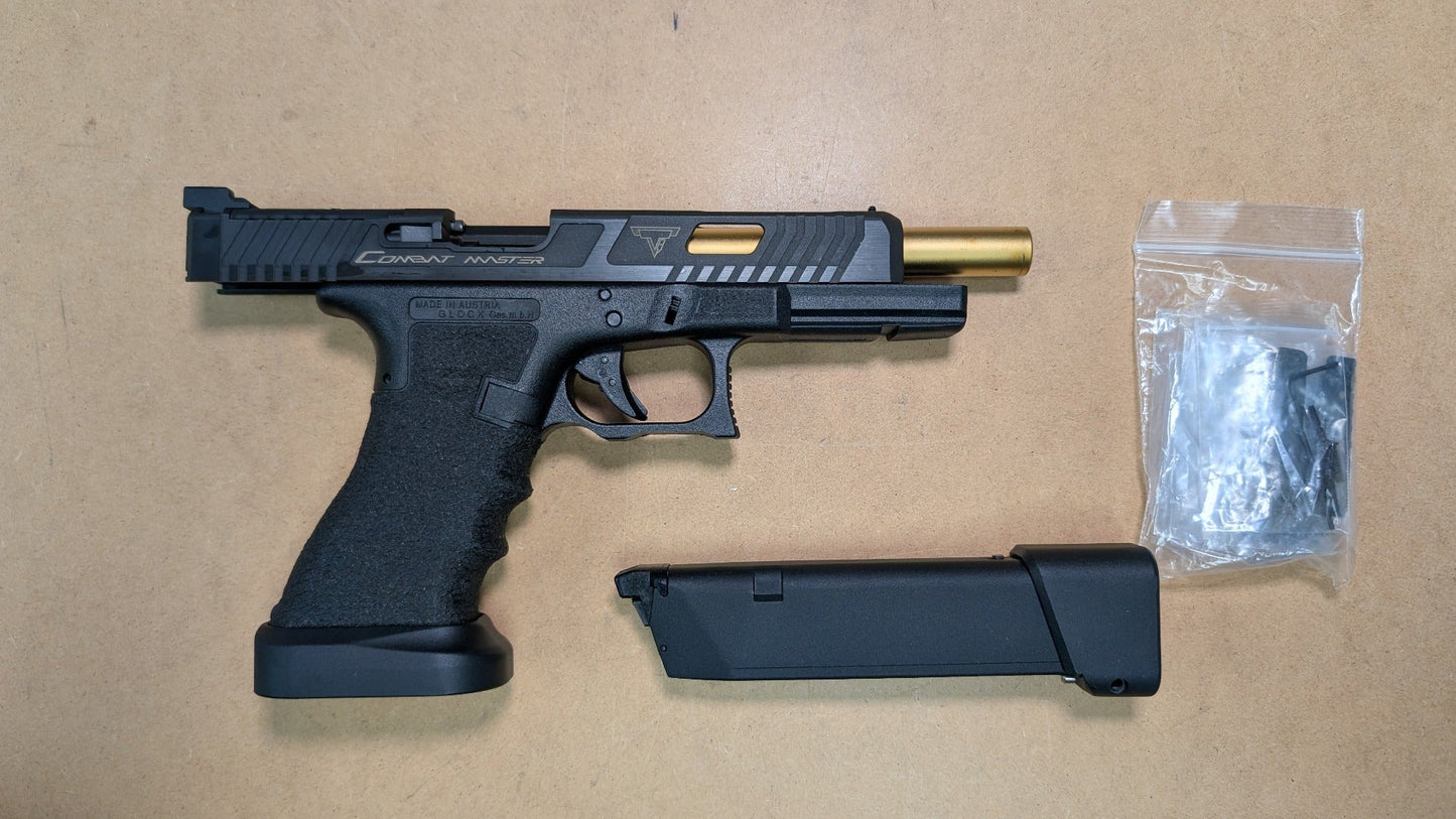 GHK Glock x TTI G34 MOS Combat Master JW2 GBBP by EMG (Steel Slide)