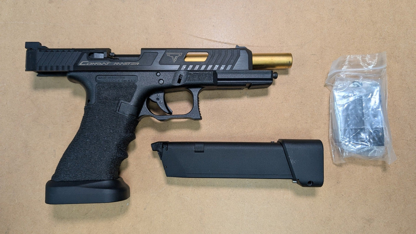 GHK Glock x TTI G34 MOS Combat Master JW2 GBBP by EMG (Steel Slide)