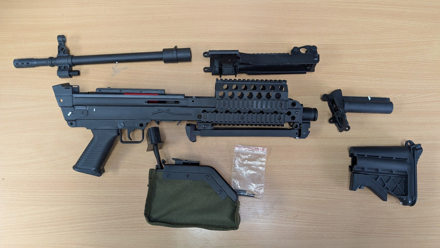 S&T MK46 Sports Line AEG with Drum Magazine (Black - STAEG103MK46B)