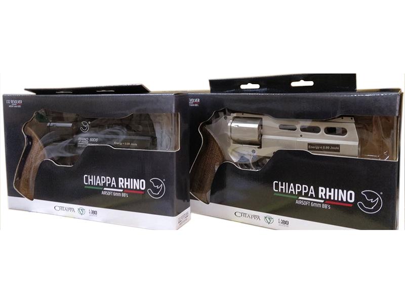 Chiappa 4.5mm/.177 Charging Rhino 50DS Co2 Revolver (5" - Silver - 440.086)