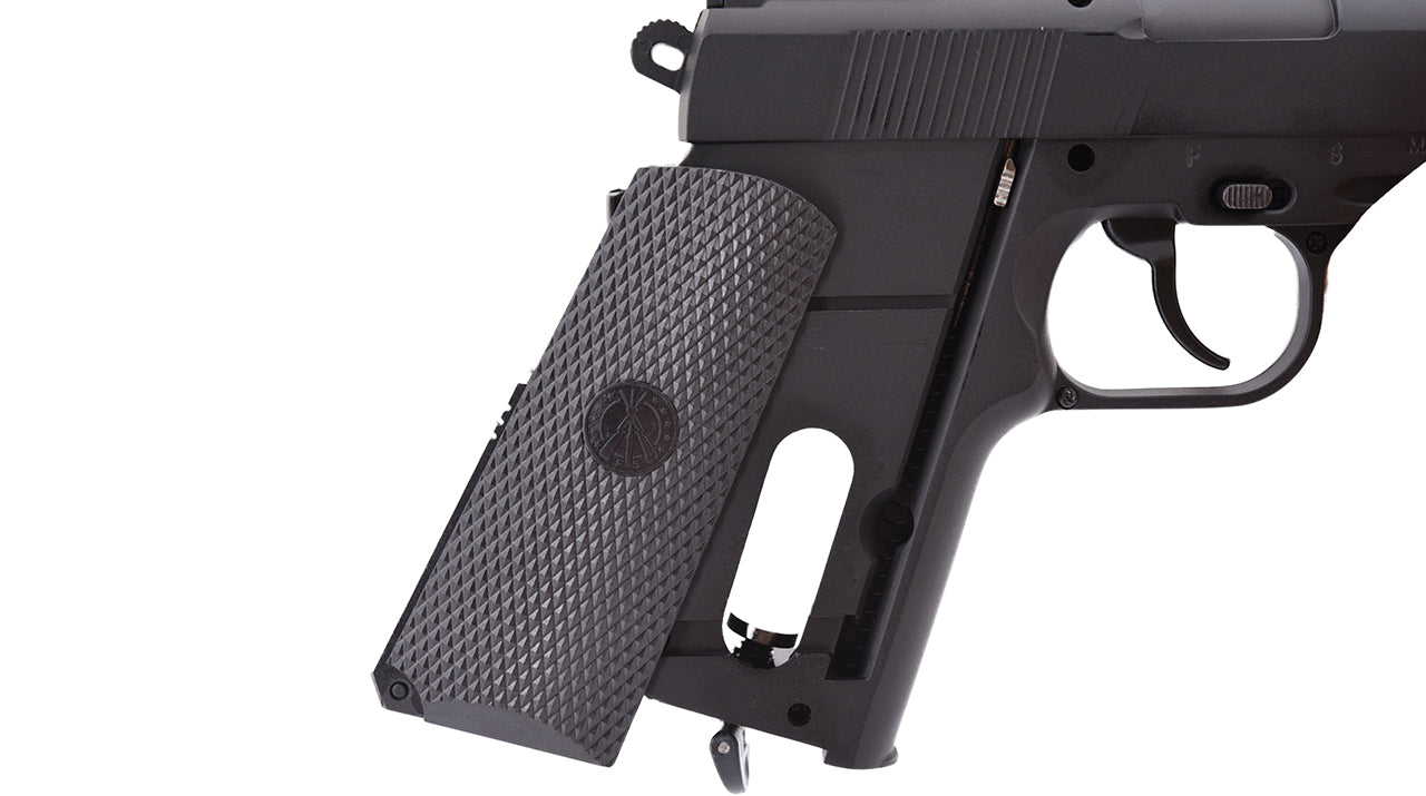 Hwasan 45 Series Co2 Non-Blowback Pistol (S - Full Metal - Black)