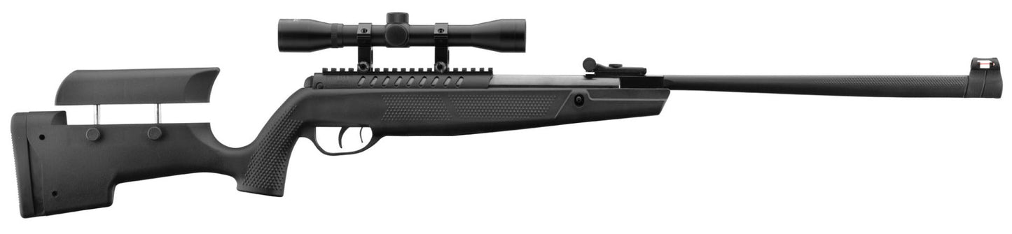 Bo Manufacture 4.5mm/.177 Benning Break Barrel Air Rifle with 4x32 Hunter Scope (16j - Black)