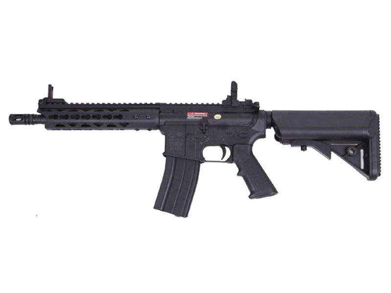 S&T M4 Slant Cut Keymod 9" Gas Blowback Rifle (Black - ST-GBB-12-BK)