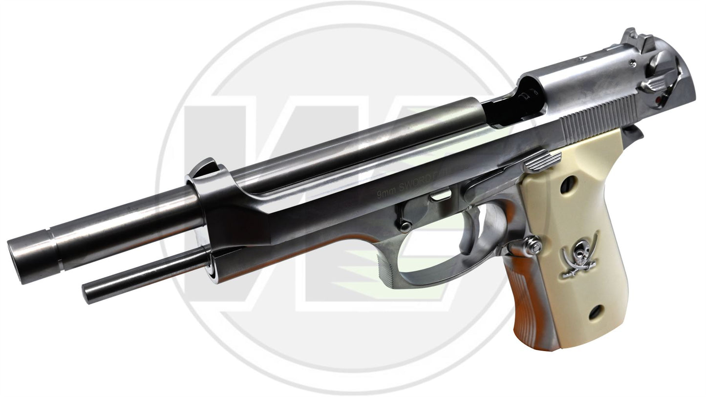 WE M92 Series Sword Cutlass Co2 Blowback Pistol (4.5mm/.177)