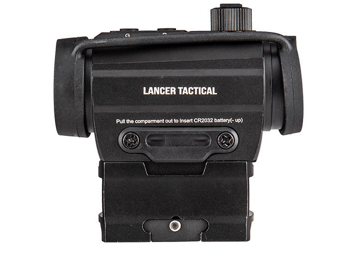Lancer Tactical Micro Red and Green Dot Reflex High Mount RIS (Black)