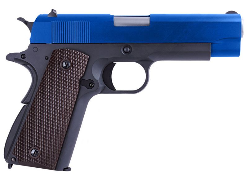 WE - 1911 "Commander" 1943 - Gas Blowback Pistol (Full metal - Grey/Blue)