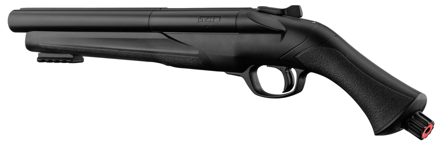 Walther T4E HDS Double Barrel .68 Caliber Paintball Shotgun (Umarex - 7.5j - Black - With 100 Rubber Balls)