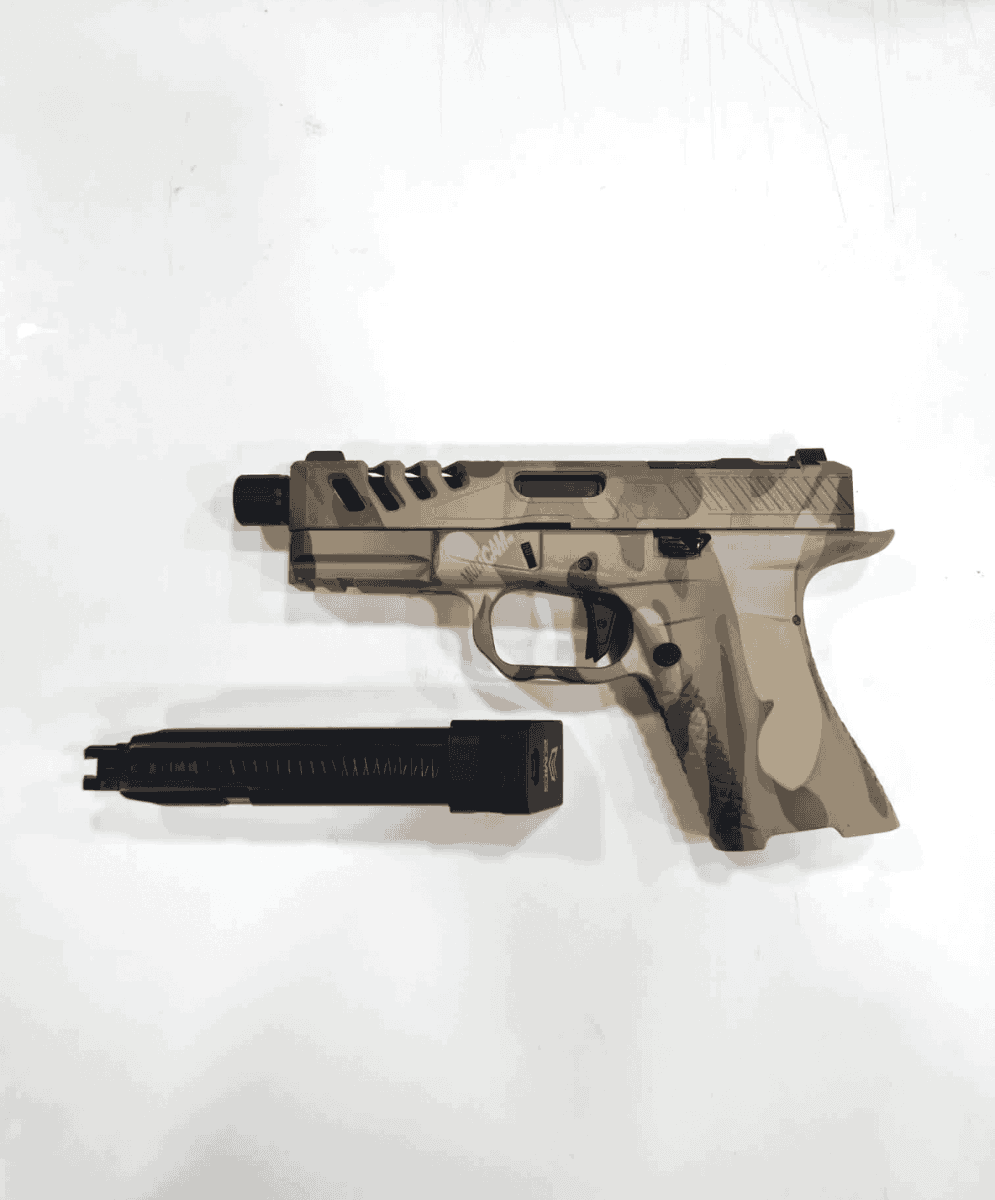 Boneyard - F1 Firearms BSF19 Gas Blowback Pistol by EMG/APS (Green Gas - Full Metal - Multicam - BSF-19MC-T)
