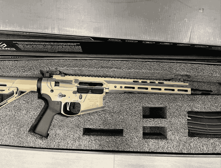 Boneyard - EMG Helios Noveske N4 MWS Gen 3 Gas Blowback M4 by Double Eagle (Tan - G101)